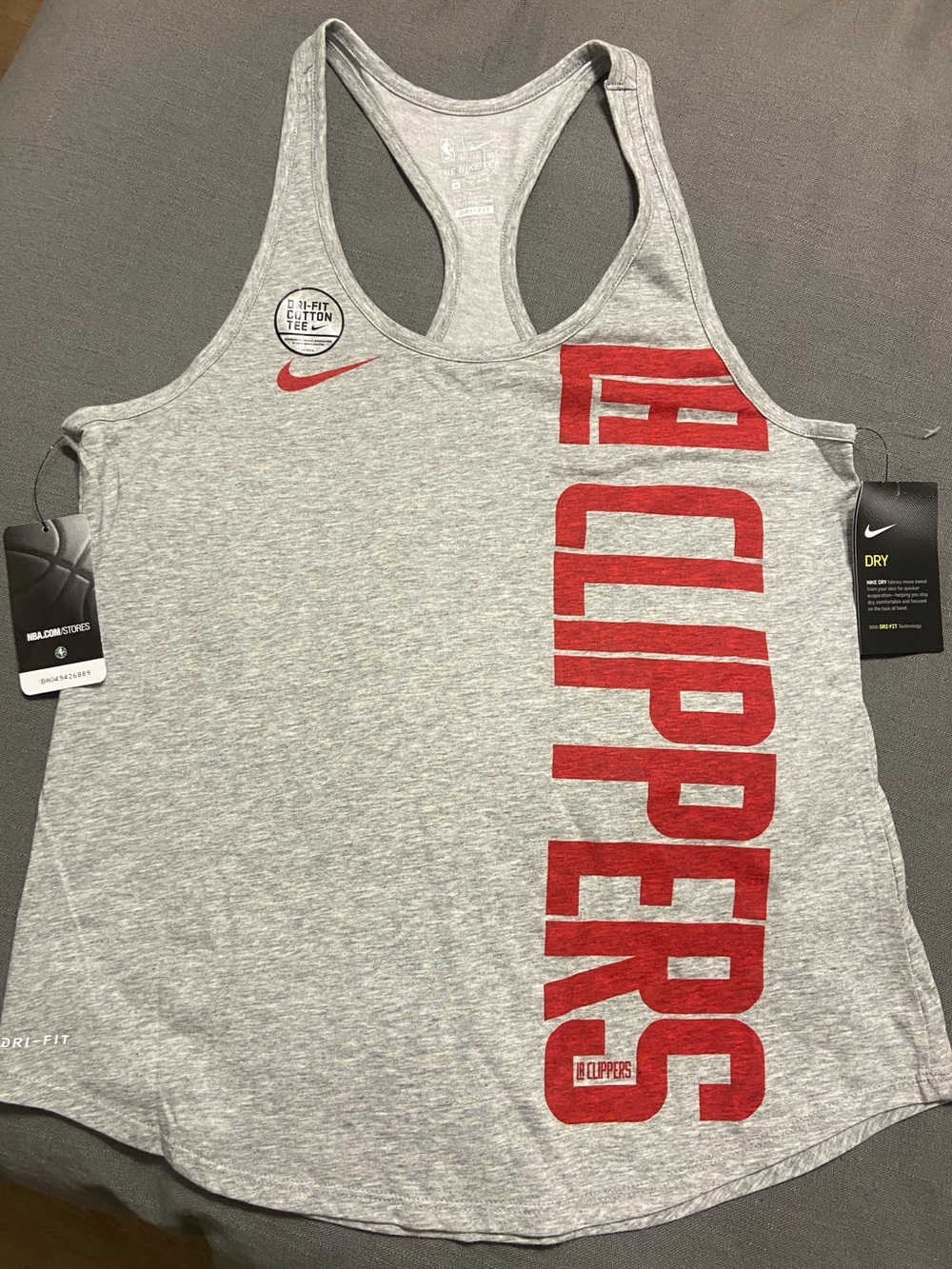 NWT women’s LA Clippers tank top size M